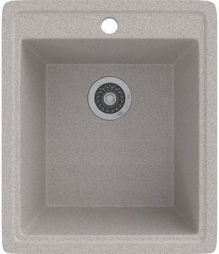Мойка из искусственного мрамора MIXLINE ML-GMS18 415*470*190мм, СВЕТЛО-СЕРЫЙ (310)