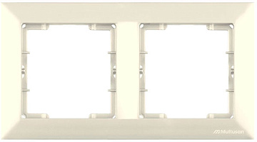 Рамка 2-я, цвет крем, CANDELA