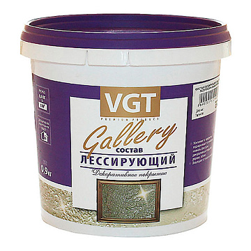 Состав лессирующий Gallery матовый 0,9 кг ВГТ