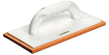 Терка с покрытием латэкс, 10мм, 140*280мм 2-08167-10