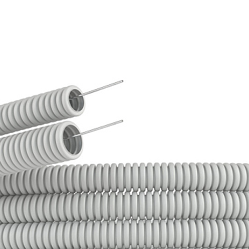 Гофротруба ПВХ серая d40мм