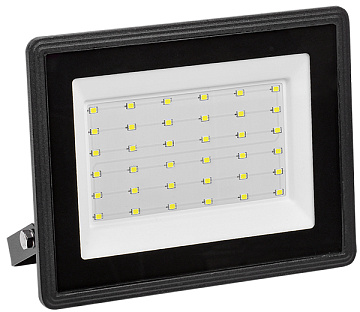 Прожектор IEK СДО 06-50 6500К IP65 черн. LPDO601-50-65-K02
