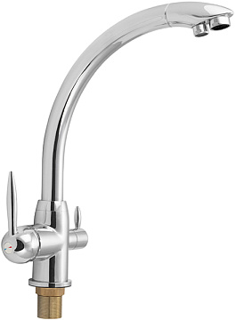юСмеситель MAGNUS для кухни с изливом для чистой воды ХРОМ (8244)