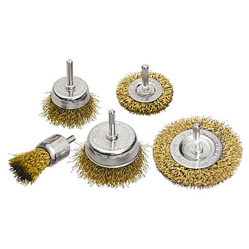 Корщетки д/дрели 5шт USP 38572