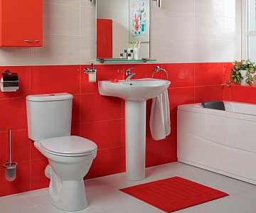 юРаковина с пьедесталом SANTEK БОРЕАЛЬ 60 с отверстием (1WH110484+1WH110595)