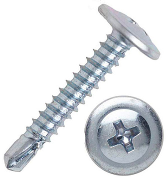 ВФССаморезШСММпрессшайбасверло 4,2х13 (200шт) м.к.