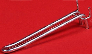 Крючок для перф.панели, двойной LWHK002