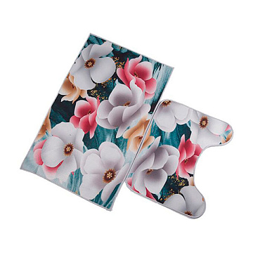 Набор д/ванн 60*90+60*50 BZ-MD-SJR269 Цветы