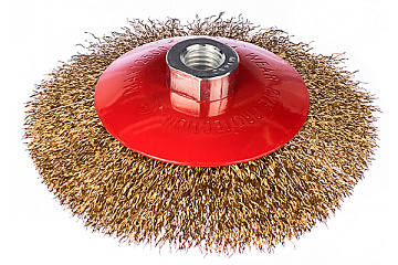Корщетка-колесо с наклоном 125мм M14 USP 39052
