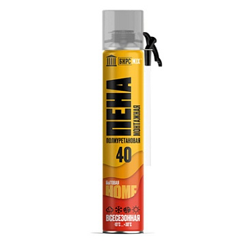Пена монтажная бытовая всесезонная БИРСMIX 40 (уп 12шт)