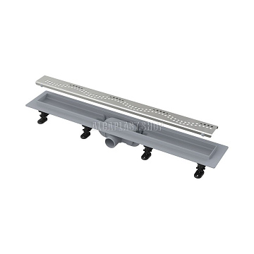 ALCAPLAST Жолоб L 850мм, с порогами,пластик, матовый (APZ8-850M)