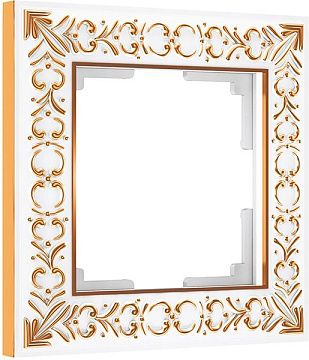 Рамка WERKEL на 1 пост (белое золото) WL07-Frame-01 W0011523