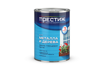 Эмаль ПФ-115 Серебрянная 0,8кг Престиж