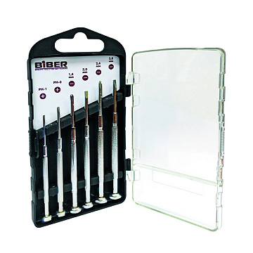 Набор отверток для точных работ 6 шт    85565 БИБЕР