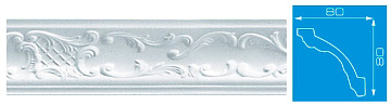 Плинтус потолочный 17014 Формат 1,3м (20)