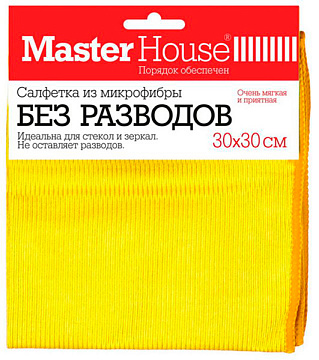 Салфетка м/ф Master Haus д/стёкол 30*30см. MX60304