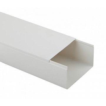 Кабель-канал ПВХ 100х60 мм "Пан Электро" Белый  (6шт/уп)