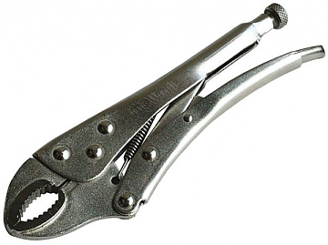 Зажим ручной с полукругл.губками,180мм, с зубьями InWork 52603
