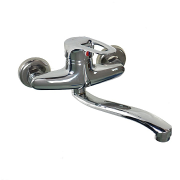 юСмеситель STELS НАСТЕННЫЙ для кухни шаровый (7305)