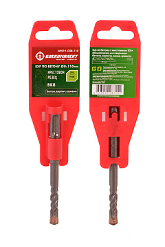 Бур SDS-plus 4 резца 8х110 Боекомплект B9019-C08-110