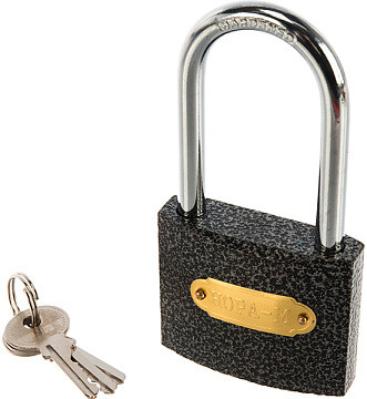 Замок навесной ЧУГУН серия800дд 60мм НОРА-М