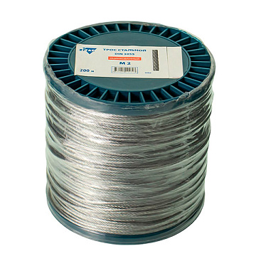 2/3 мм (200м) Трос для растяжки в оплетке ПВХ DIN3055