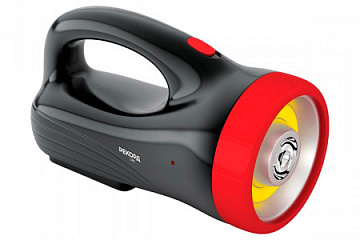 Фонарь-прожектор аккумуляторный светодиодный "РЕКОРД" PВ-3200, черный