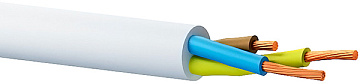 Провод ПВС 3х2.5 белый ТРТС(10м) 71106