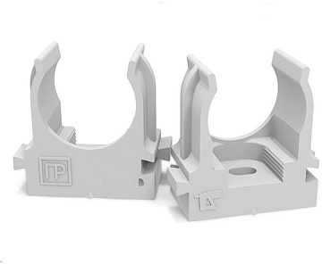 Держатель для гофротруб d32 серый