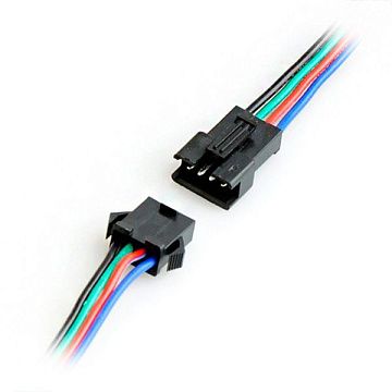 Коннектор для RGB (мульти) светодиодной ленты (пара)