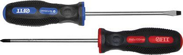 Отвертка FIT CrV PH2 6*150мм магн. 55116