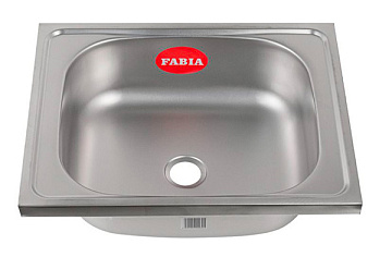 Мойка из нержавеющей стали накладная FABIA 40*50 толщина 0,4мм, глубина 160мм (м00001)
