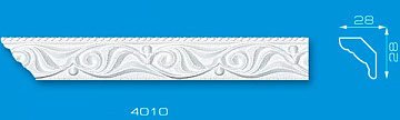 Плинтус потолочный 4010/4010ф Формат 1,3м