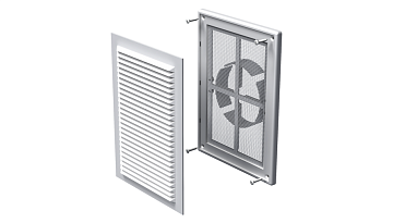 Решетка МВ 126-1с белая