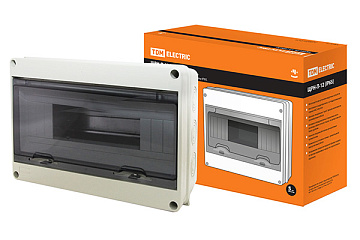 Бокс ЩРН-П-12 модулей навесн.пластик IP65 TDM SQ0908-0003