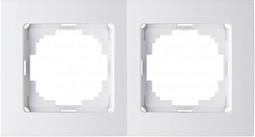 Рамка  Nilson Touran ECO 2-ая белая 24110092 (20)