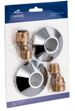 Комплект 2 эксцентрика 2 чашки премиум латунный (6637)