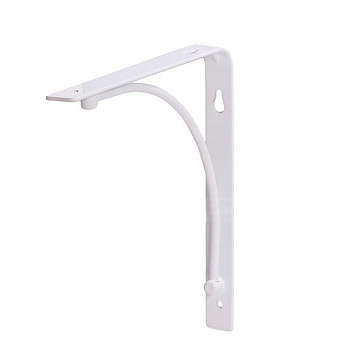 Кронштейн АРОЧНЫЙ 200мм белый L7605WH