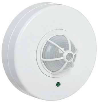 Датчик движения IEK ДД 024 1100Вт угол. обз. 120-360град. 6м IP33 бел. LDD11-024-1100-001