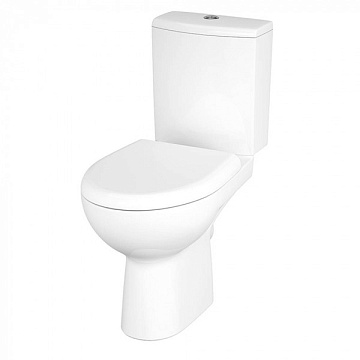 Унитаз (компакт) CERSANIT NATURE NEW CLEAN ON ДЮРОПЛАСТ МИКРОЛИФТ (S-KO-NTR011-3/5-COn-DL-w)