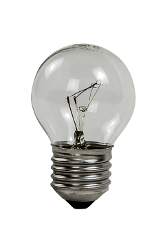 Лампа накаливания 40Вт Е27 шарик прозрачная 