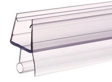 Отсекатель дверной вертикальный под стекло 6мм, угол 135, ширина 17мм, h-1900мм ERLIT (1016055007)