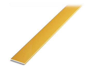 Алюминиевая полоса 15х2 (2,0м) золото
