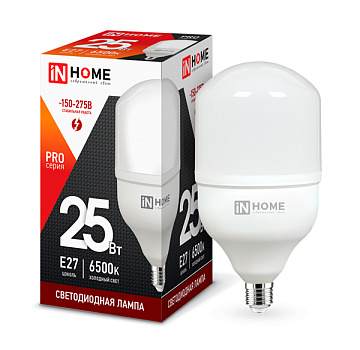 Лампа с/д IN HOME LED-HP-PRO 25Вт 230В 6500К E27 2250лм