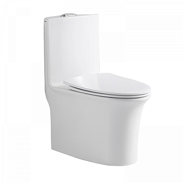 Унитаз (МОНОБЛОК) SOLE "FRIME" сиденье МИКРОЛИФТ