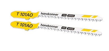 Пилки для лобзика 2шт T101AO Hanskonner H02-101AO