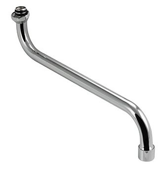 Излив смесителя для ванны литой 30см круглый (00226)