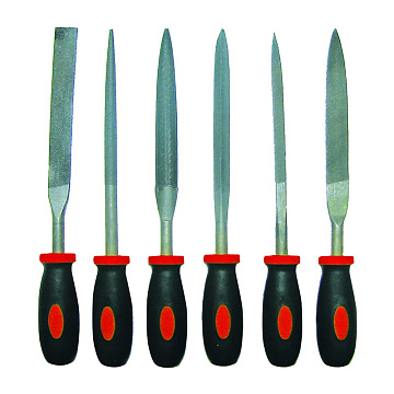 Набор надфилей  6шт. обрезин.рукоятка  ПРОФИ  150мм БИБЕР 85311