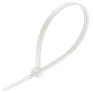 Хомут нейлоновый многоразовый белый Stekker 5*200 мм (100шт) NYCT50-200