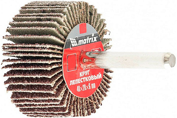 Круг лепестковый для дрели 40х20х6мм P80 Matrix 74167